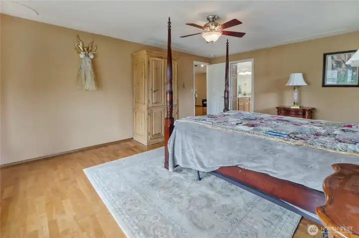 Keep cool with heat pump AND ceiling fan for circulation this summer