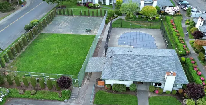 Fully fenced dog run for your furry friends.