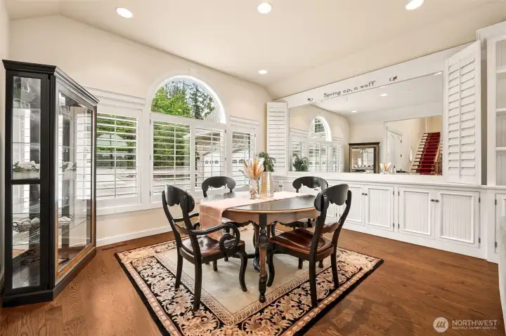 Formal dining room Formal dining room