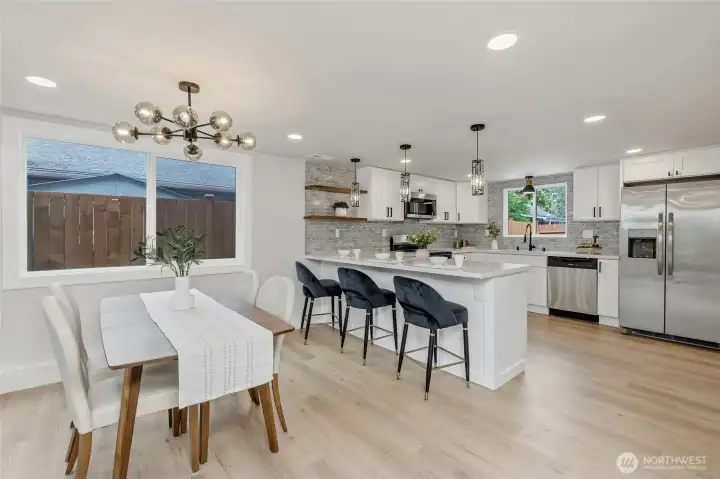 Open Concept Dining Space