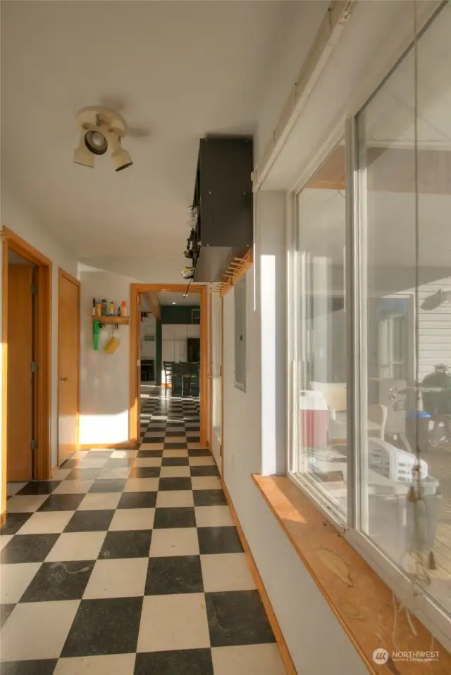 Mudroom space on main floor