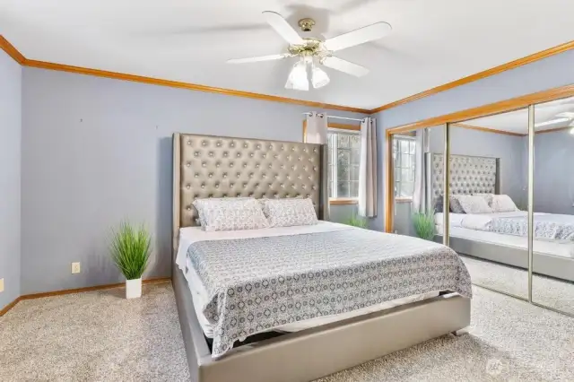Primary bedroom. Upper level.