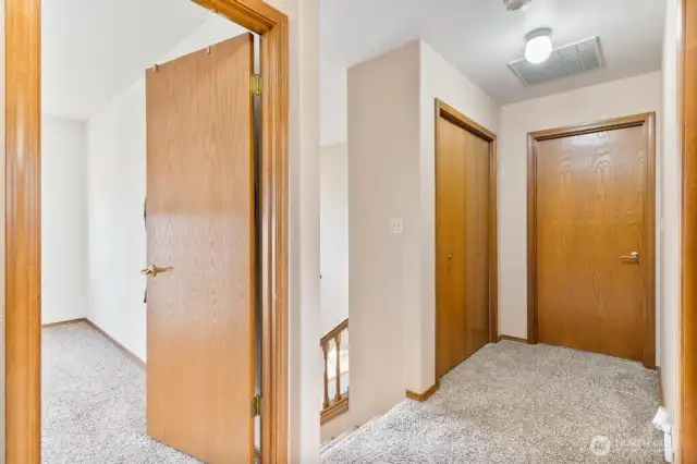 Upper level hallway.