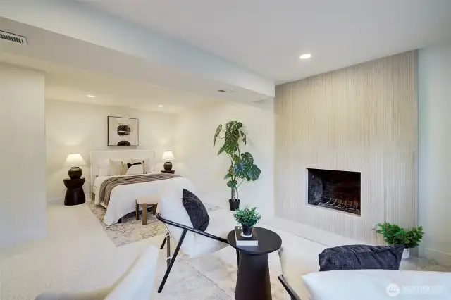 The bedroom #4 suite is downstairs and has extra space to use as you see fit!
