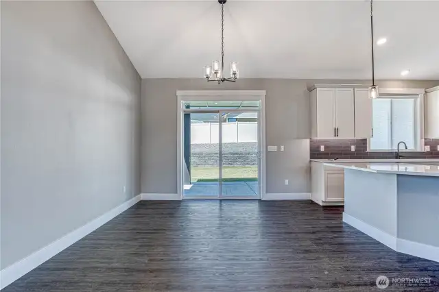 Dining Room with Slider to Patio