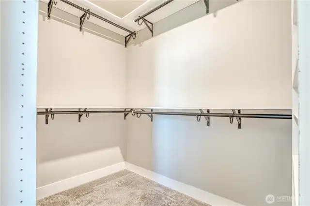 Lots of Storage in Primary closet