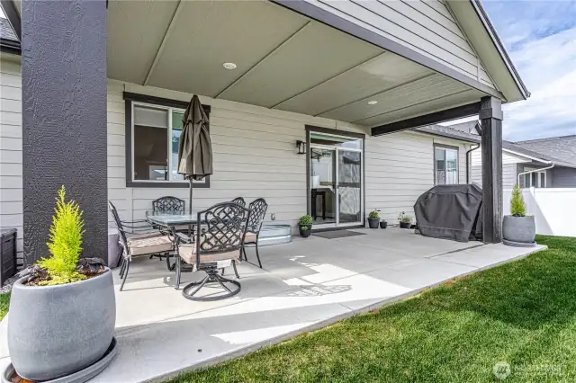 Covered patio