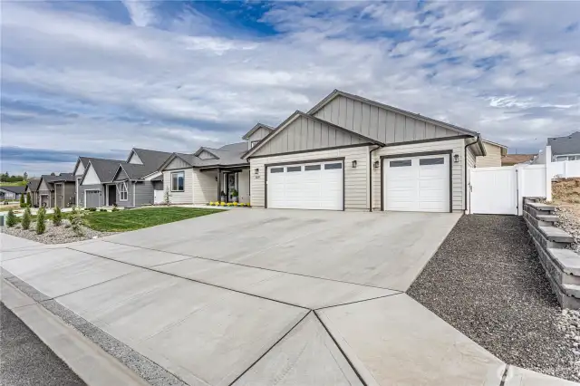 Driveway for additional parking space