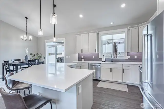 spacious kitchen