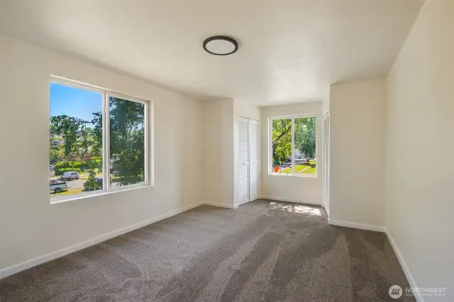 Upper unit bedroom