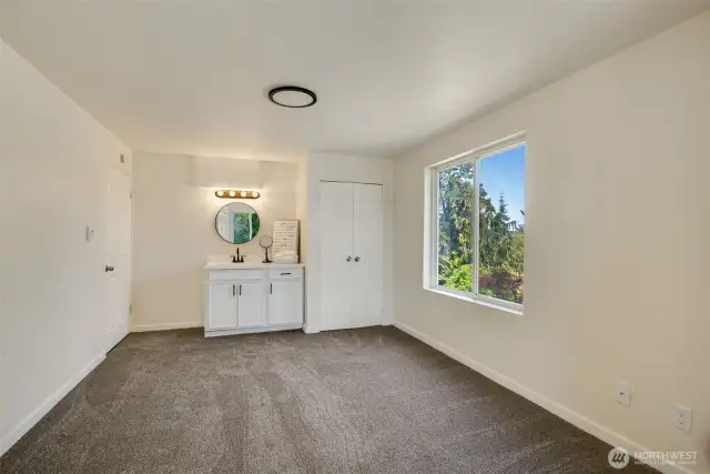 Upper unit bedroom