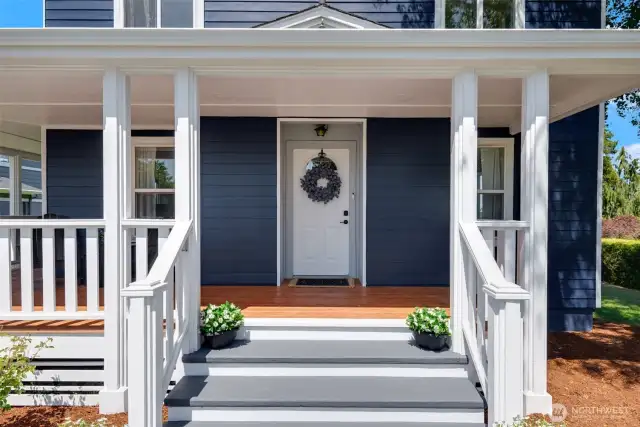 Upper unit entrance