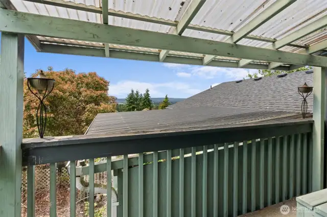 Primary private deck with a view