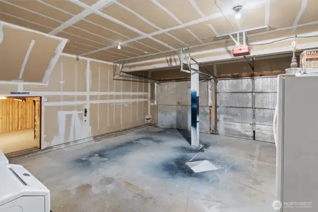 access to storage room on left