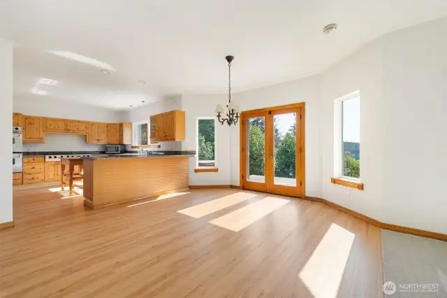 Dining and Kitchen area