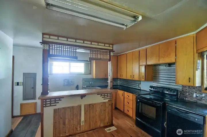 Kitchen with eating space