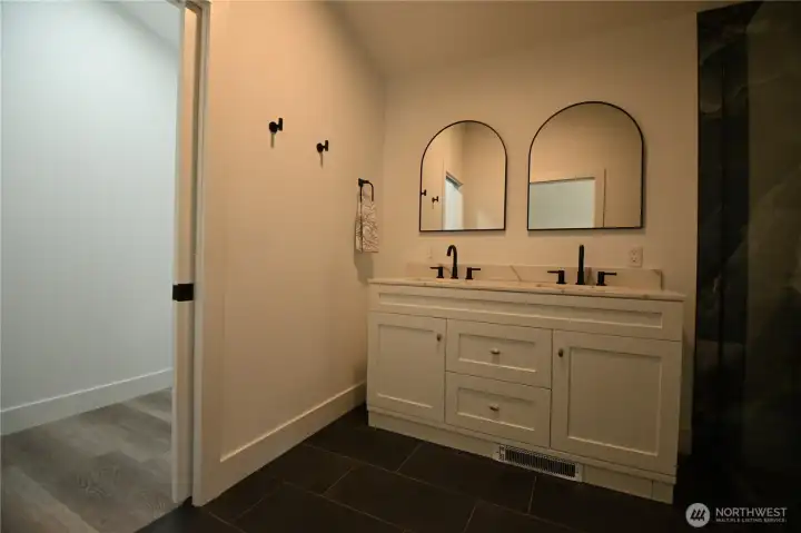 Perfect blend of design, style and function.  Large walk-in closet to the left.