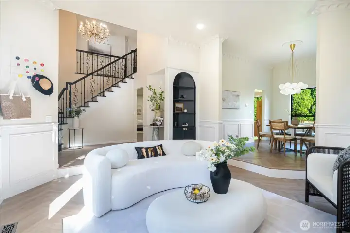 Timeless elegance and thoughtful details throughout.