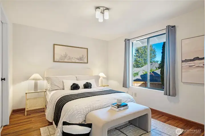 First floor bedroom- perfect for guest room or office