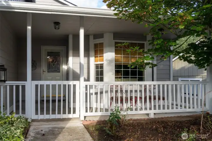 Front covered Porch
