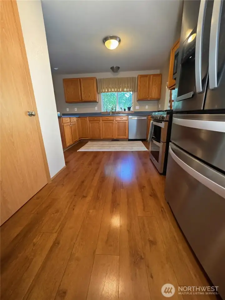 Kitchen View from entry