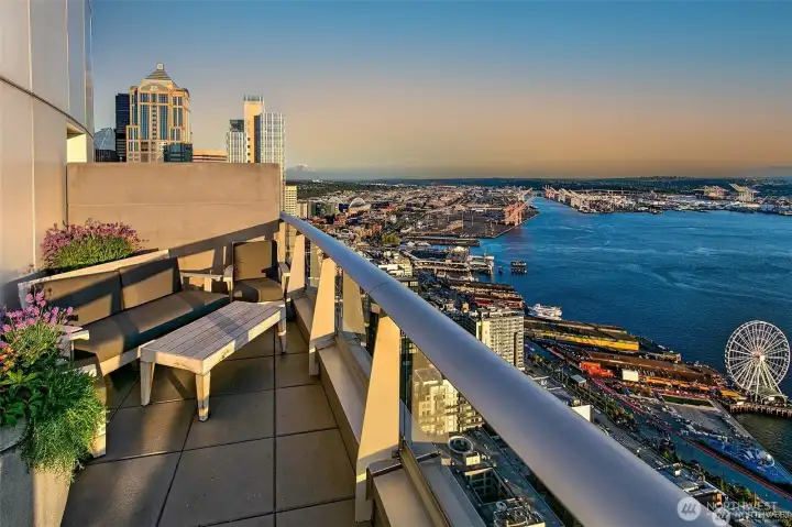 view from west community deck