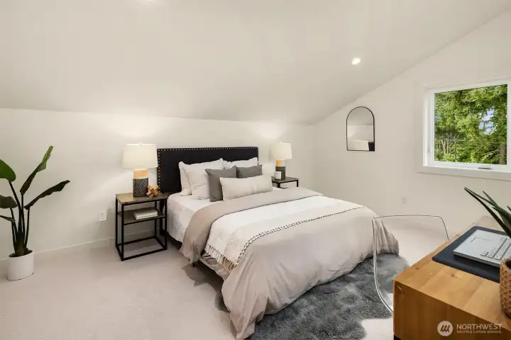 third floor guest bedroom or office