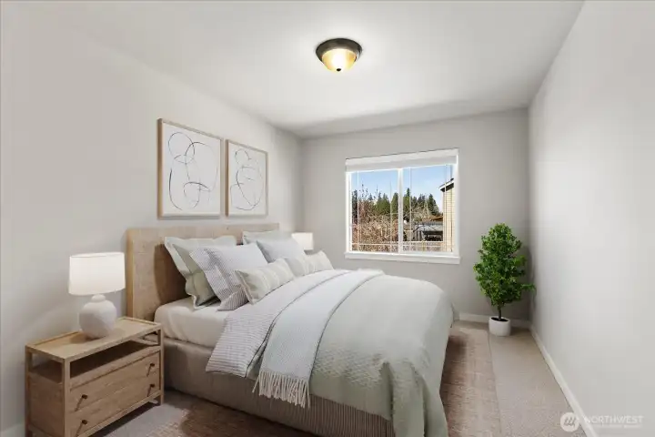 Bedroom 2- virtually staged