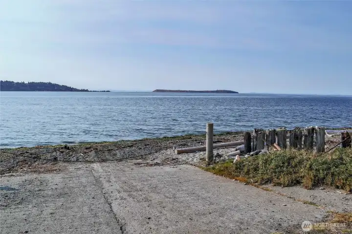Beckett Point boat launch.