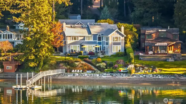 A premier one-acre estate on Ford Drive, the gold standard for luxury waterfront living in Gig Harbor.