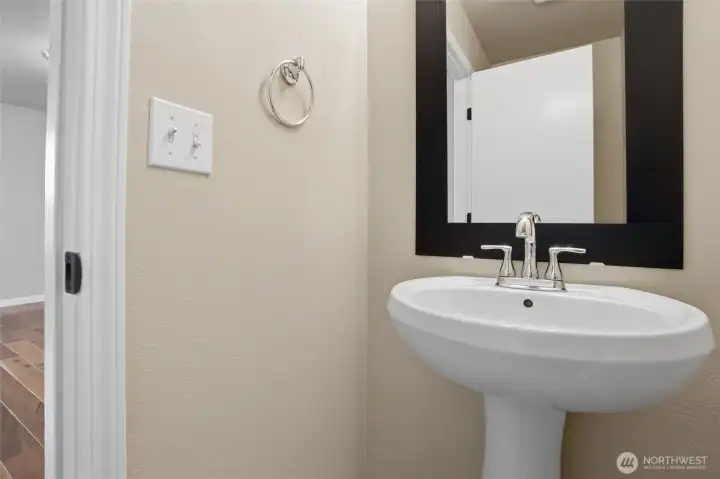 Main floor half bath