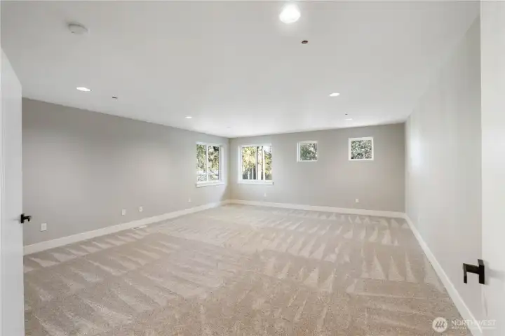 Let the fun begin in this Large bonus room or media room