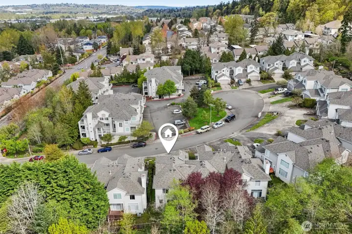 Set up off the main road for added privacy, this home sits within a quiet community setting with convenient guest parking nearby...offering both ease and minimal road noise.