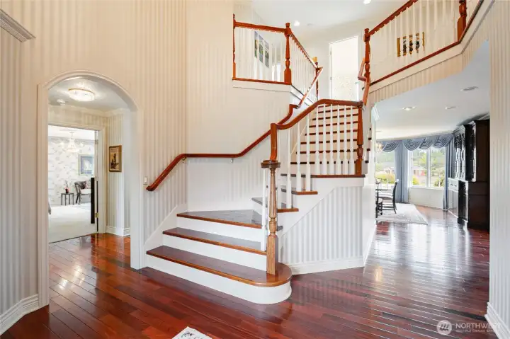 The Grand staircase welcomes you in!