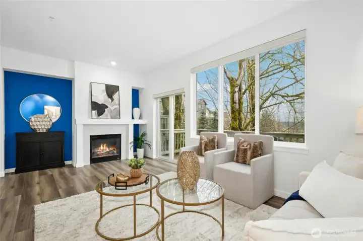 Wide open space is fantastic for entertaining. Wide open space is fantastic for entertaining.