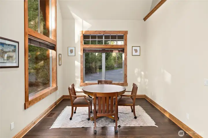 Cozy nook off great room