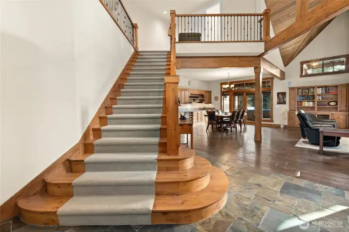 Staircase leading upstairs