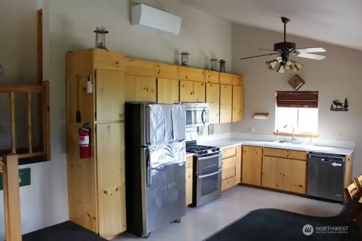 Kitchen on main level
