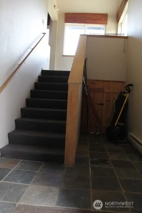 Stairs to lower level