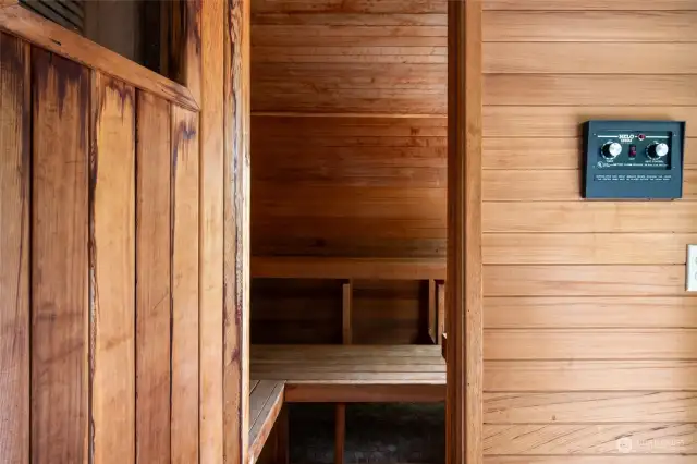 Relax in own private sauna