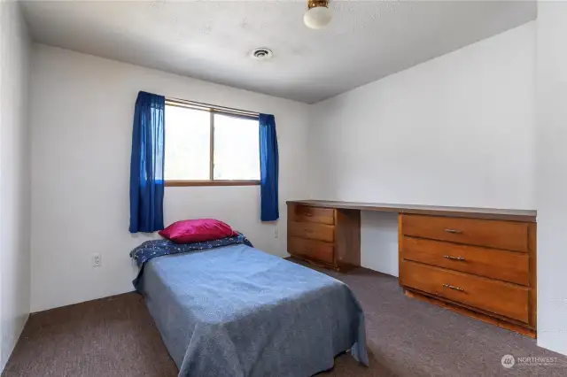 bedroom off dining room