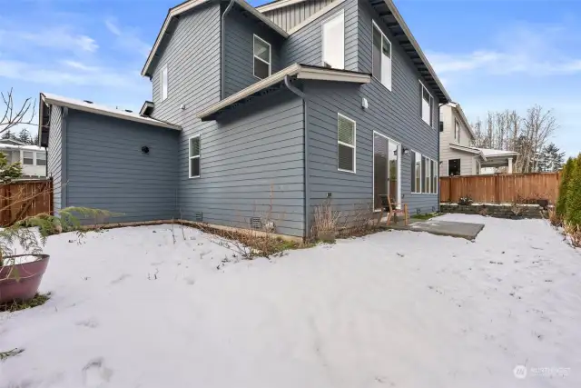 Backyard with room to garden