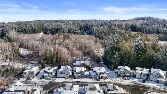 View of Mountain Aire community looking East