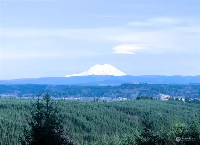 MT. Rainier views and Chehalis Valley