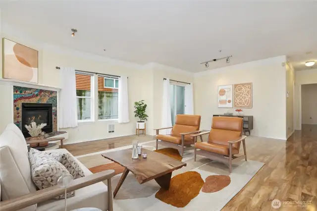 Terrific space for entertaining.