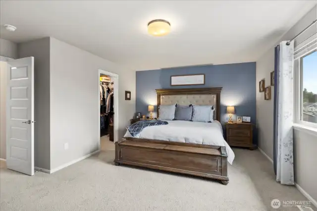 Also, Primary bedroom features a spacious walk-in closet.