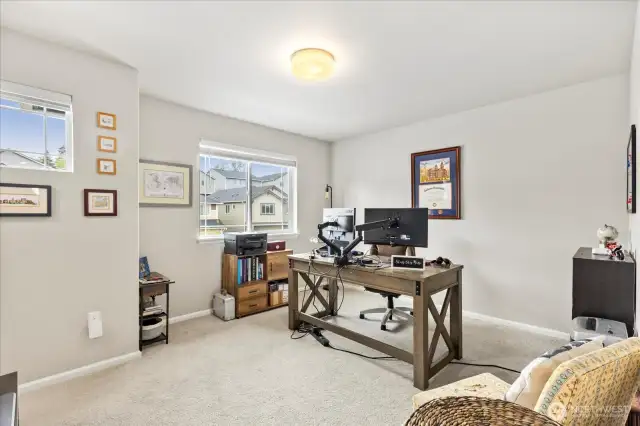 Upper level bedroom #4 is currently being utilized as an office.