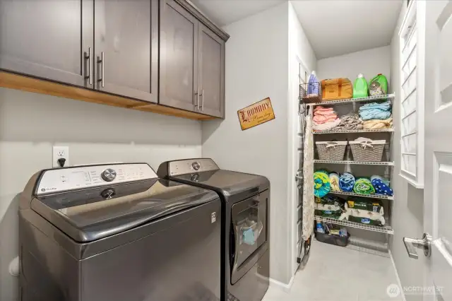 Appreciate the upper level laundry, convenient to all bedrooms.