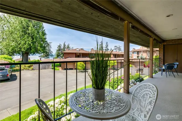 Full Length Covered Deck