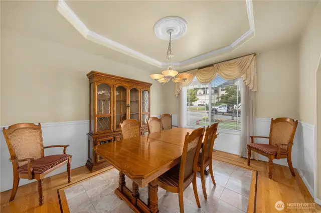 tray ceiling formal living space